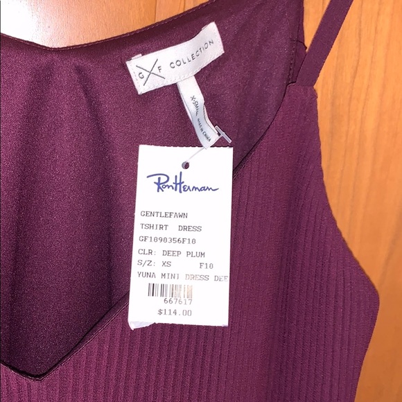 GF Collection Purple Mini Dress - Picture 3 of 5